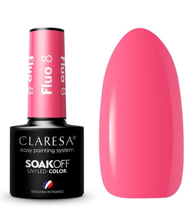 Claresa uv led gellak 5ml fluo 8