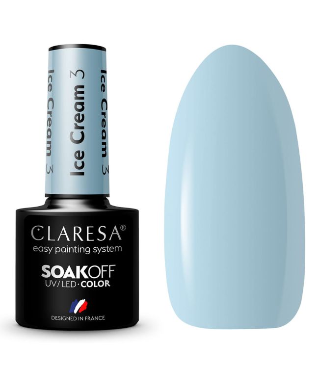 Claresa uv led gellak 5ml ice cream 3