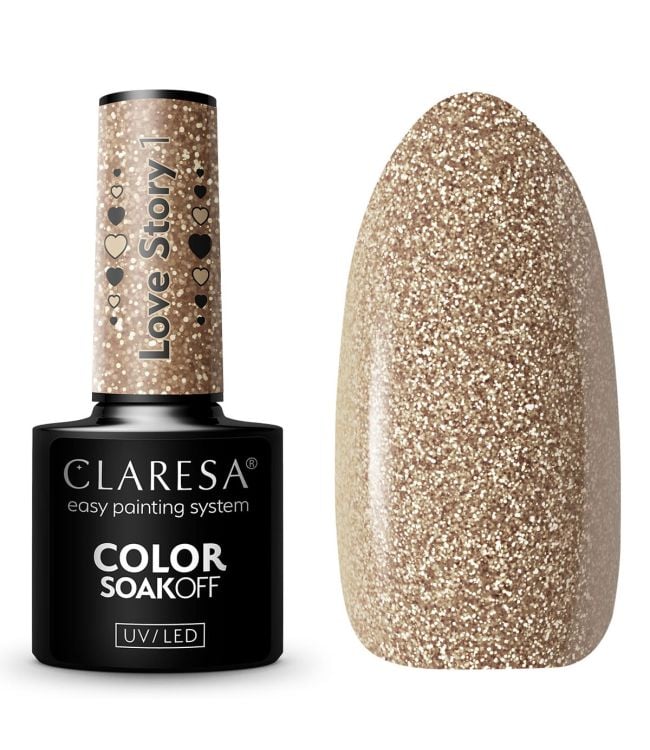 Claresa uv led gellak 5ml love story 1