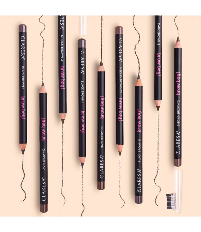 Claresa brow boy! wenkbrauwpotlood 11 black brown 1,15gr