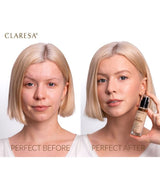 Claresa liquid perfection 2-in-1 concealer en foundation 103 cool medium 18gr.