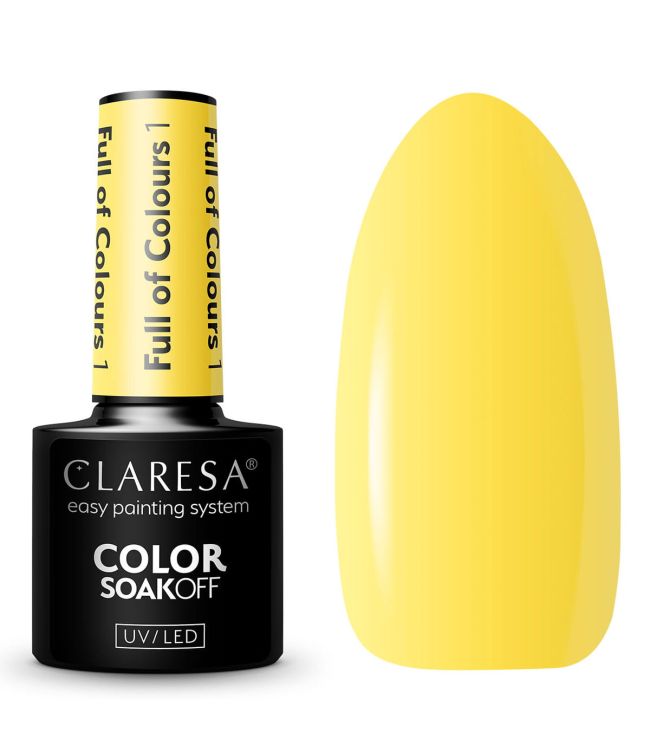 Claresa uv led gellak 5ml full of colours 1