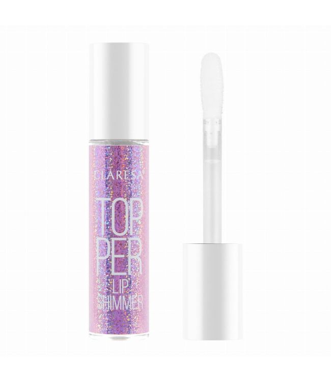 Claresa topper lip shimmer 01 blink pink