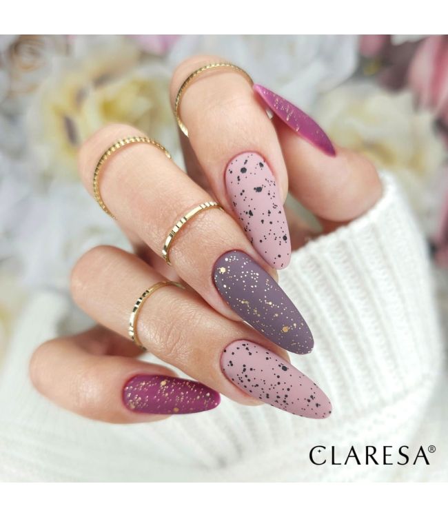 Claresa top coat bubble gold mat no wipe 5ml
