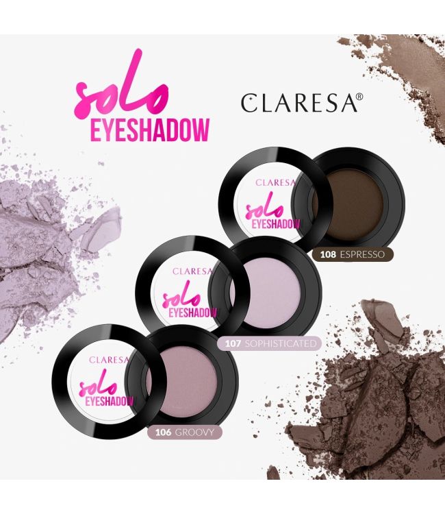 Claresa solo eyeshadow 108 espresso