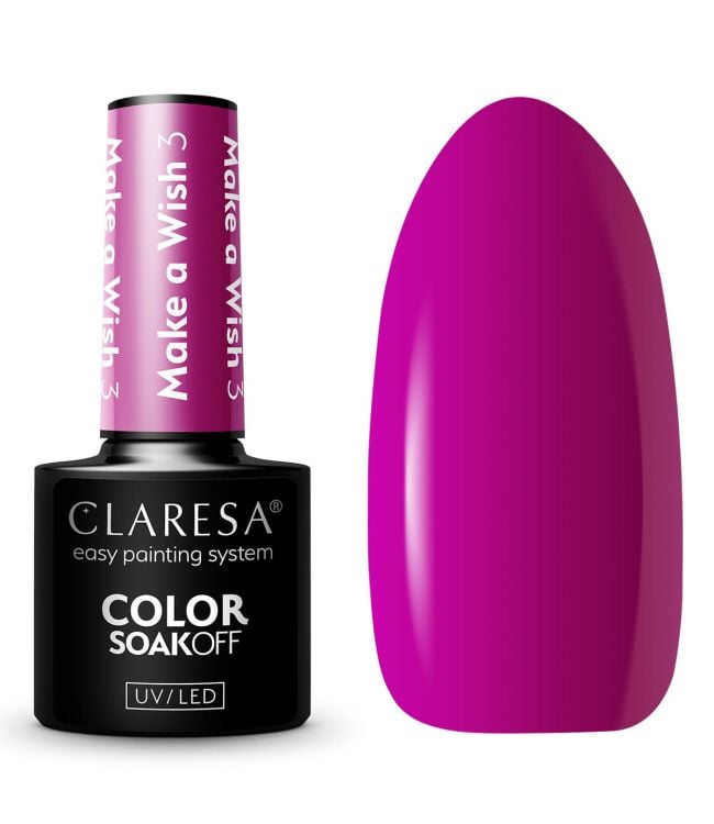 Claresa uv led gellak 5ml make a wish 3