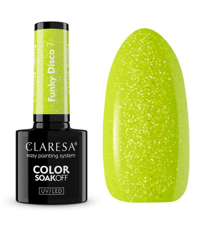 Claresa uv led gellak 5ml funky disco 7 lime light