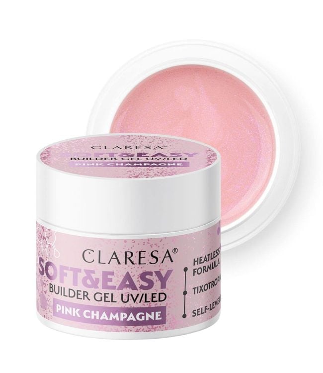 Claresa keratine soft easy builder gel blinking pink 45gr.