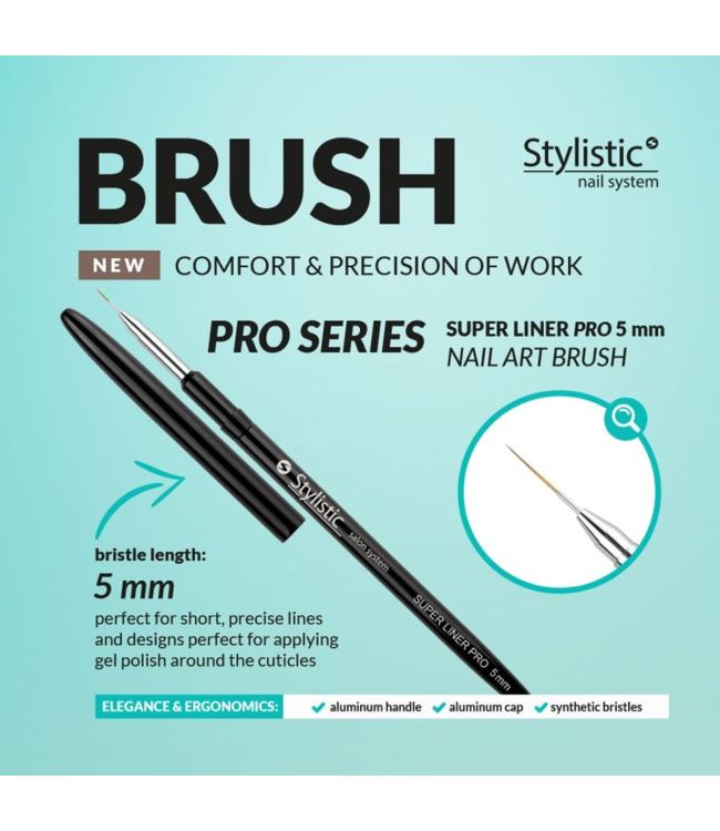 Stylistic super liner pro penseel 5mm
