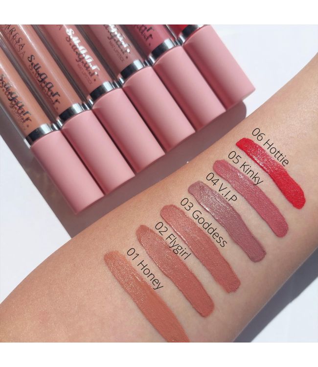 Claresa matte liquid lipstick s.u.g.a.r. 01 honey 5ml