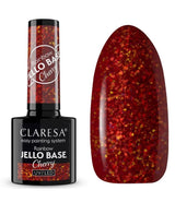 Claresa rainbow jello base coat cherry 5ml