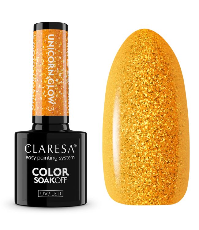 Claresa uv led gellak 5ml unicorn glow 3
