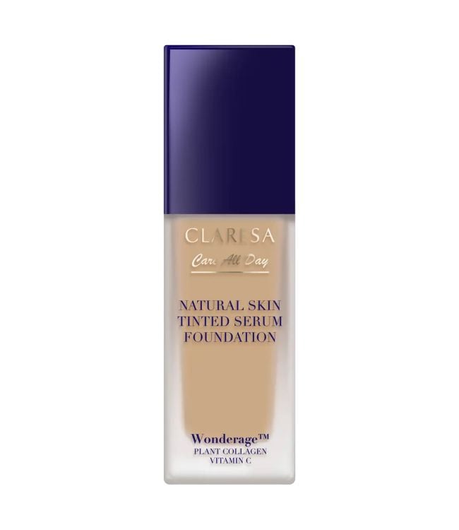 Claresa natural skin tinted serum foundation 2wo medium olive 32ml