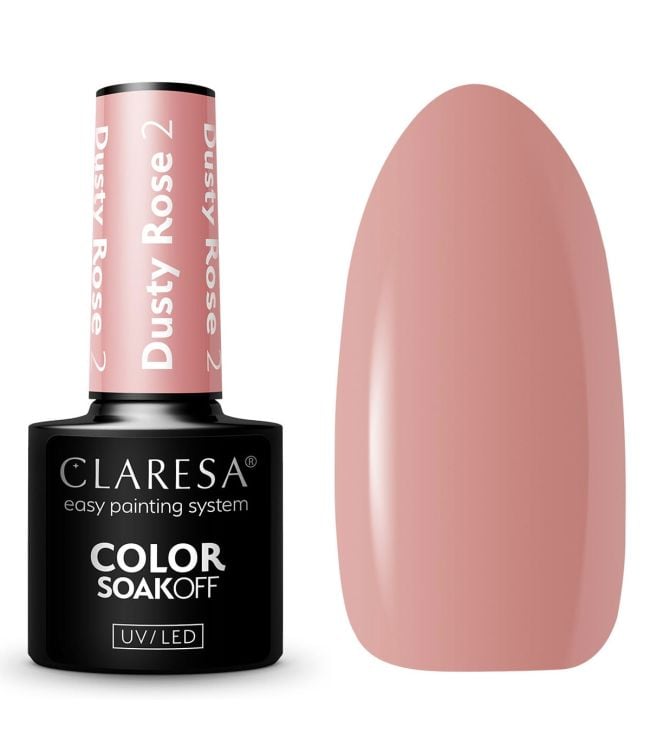 Claresa uv led gellak 5ml dusty rose 2