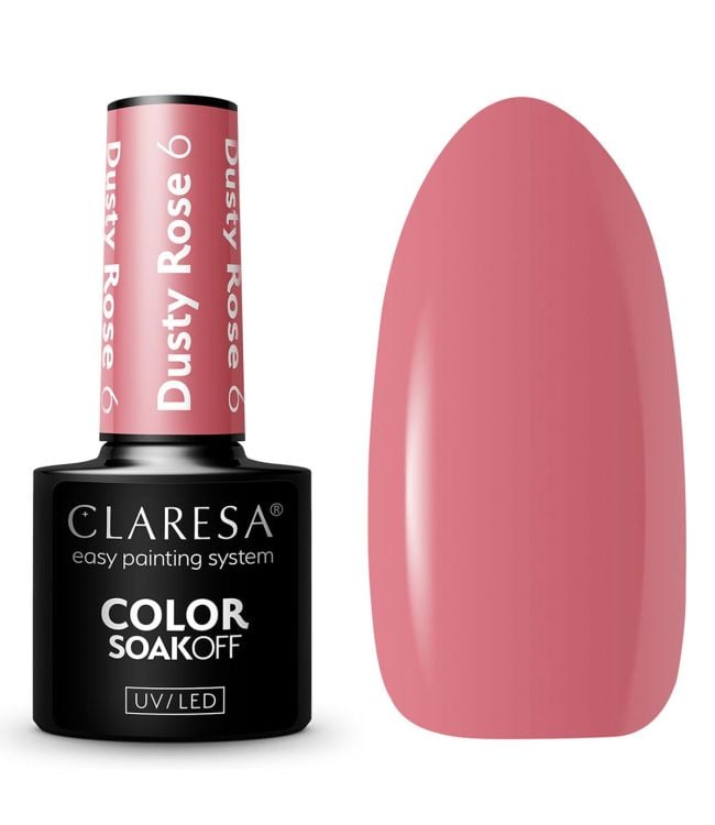 Claresa uv led gellak 5ml dusty rose 6