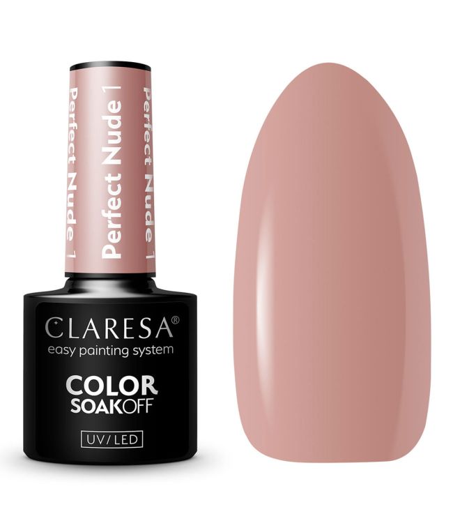 Claresa uv led gellak 5ml perfect nude 1