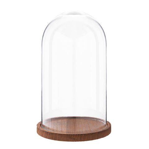 Clayre eef stolp 6gl1946 transparent 16x28 cm