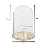 Clayre eef stolp 6gl2169 transparent 17x25 cm
