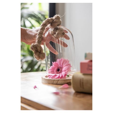 Clayre eef stolp 6gl2222 transparent 17x29 cm