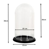 Clayre eef stolp 6gl3476 transparent 23x38 cm
