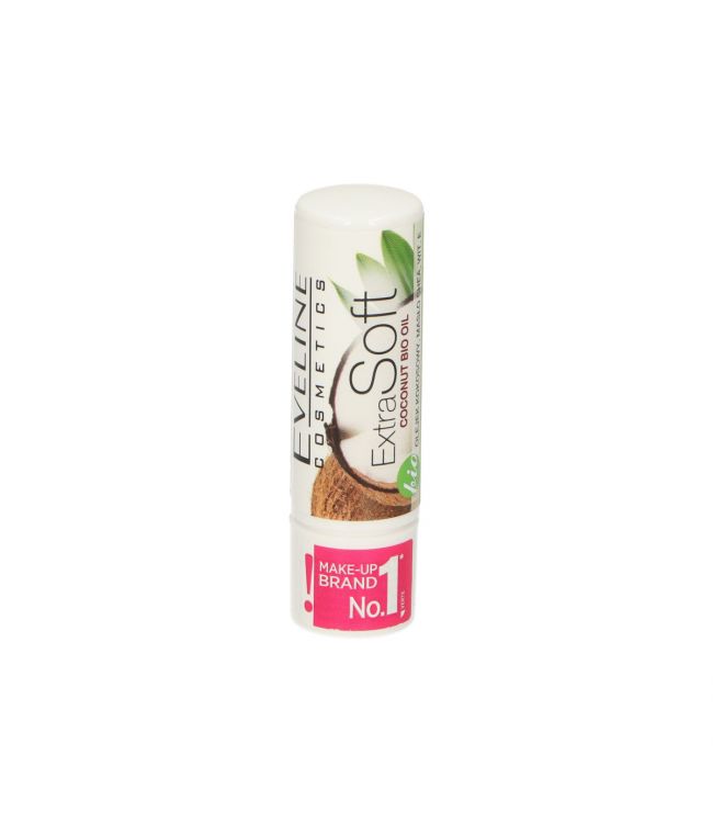 Eveline extra soft bio lip balm coconut display 24 stuks