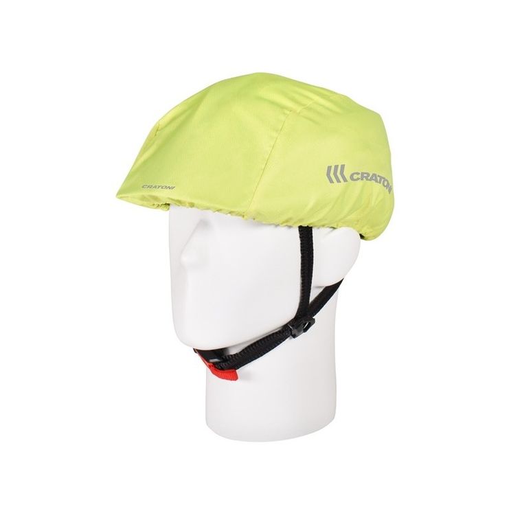 Regenhoes helm cratoni geel uni