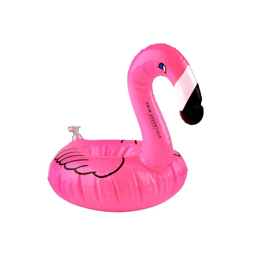 Dreamscape | roze opblaasbare bekerhouder flamingo