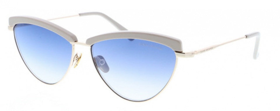 Daniel hechter Zonnebril DHS207 dames vlinder RVS cat. 3 blauw