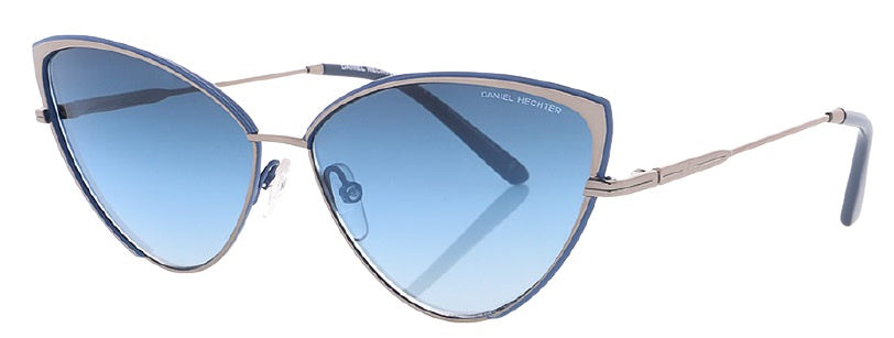 Daniel hechter Zonnebril DHS232 cat-eye cat. 3 staal glas blauw