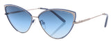 Daniel hechter Zonnebril DHS232 cat-eye cat. 3 staal glas blauw