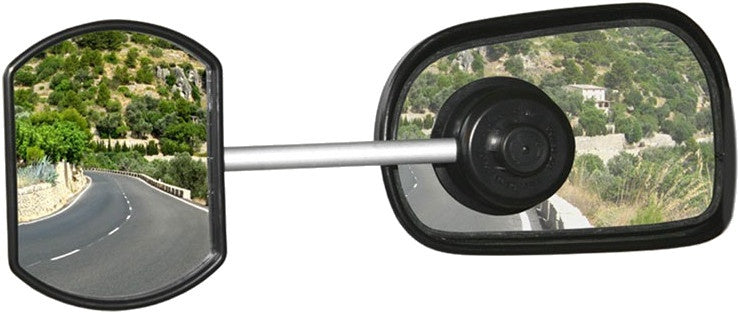 Defa Caravanspiegel met zuignap 11 cm zwart