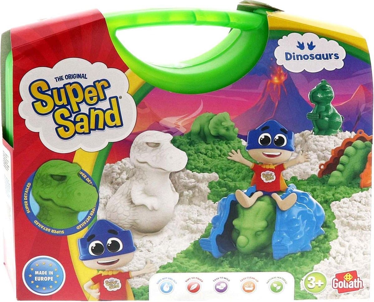 Super Sand Dinosaurus in Koffer