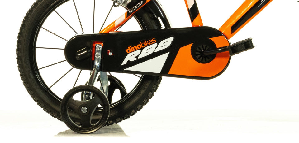 Dino R88 16 Inch 27 cm Jongens Knijprem Oranje