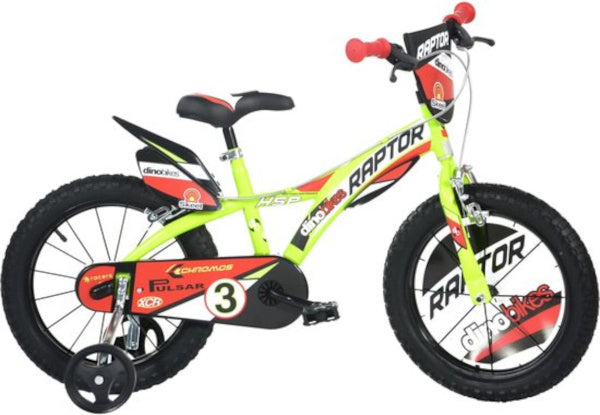 Dino Raptor 14 Inch 24 cm Jongens Knijprem Groen