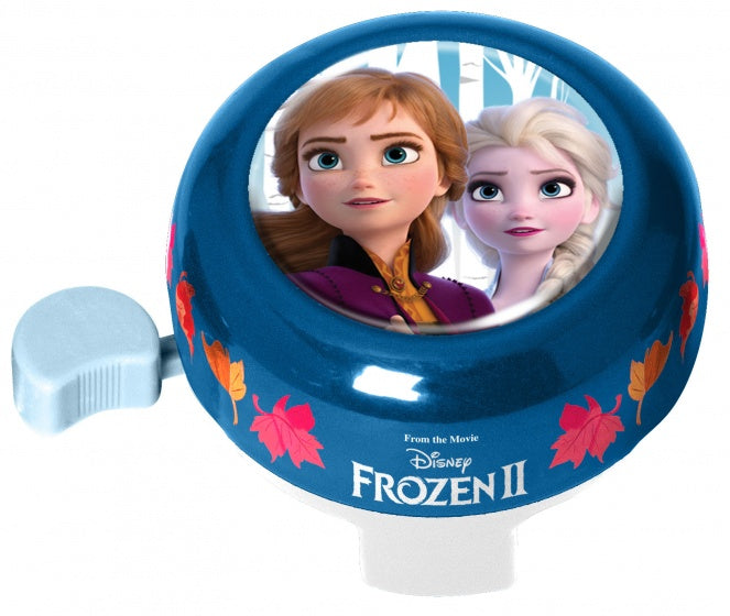 fietsbel Frozen 2 60 mm blauw