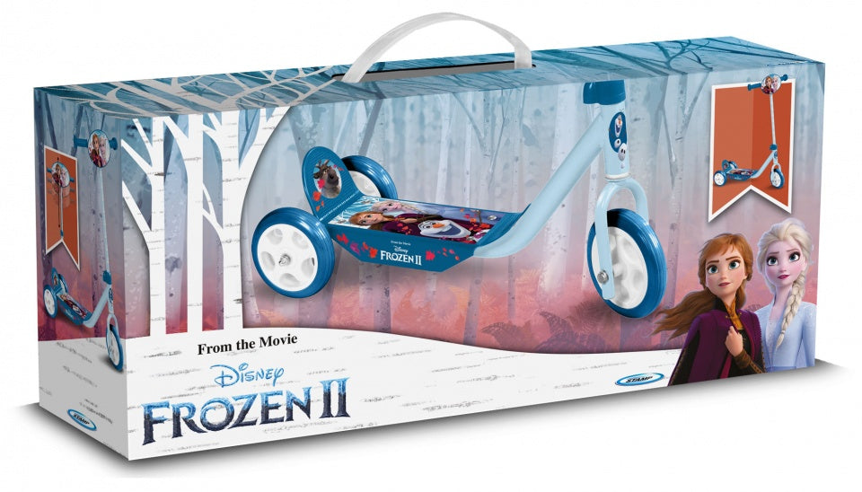 Disney Frozen 3-wiel kinderstep voetrem meisjes blauw lichtblauw