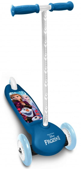 Disney frozen 3-wiel kinderstep meisjes voetrem blauw