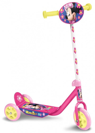 Disney Minnie Mouse 3-wiel kinderstep voetrem meisjes roze geel