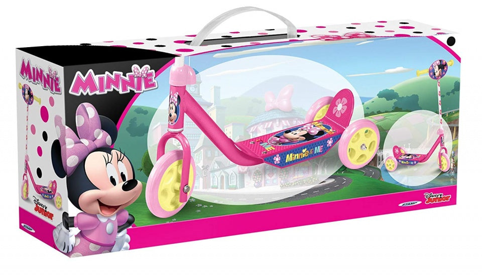 Disney Minnie Mouse 3-wiel kinderstep voetrem meisjes roze geel