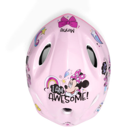 Minnie Mouse fietshelm meisjes roze maat 52-56 cm