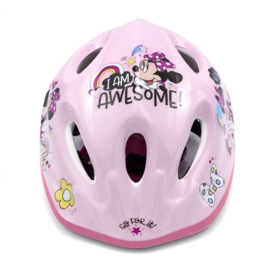 Minnie Mouse fietshelm meisjes roze maat 52-56 cm
