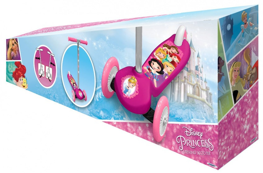 Disney 3-wiel kinderstep voetrem meisjes roze