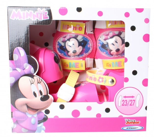 Disney Minnie Mouse rolschaatsen meisjes roze wit maat 23-27
