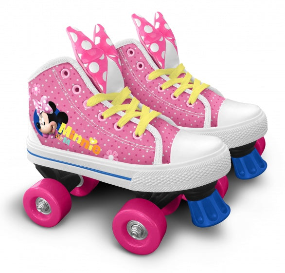 Disney minnie mouse rolschaatsen meisjes roze wit maat 30