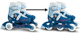Disney Frozen 2 inline skates hardboot wit blauw maat 27-30