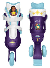 Disney Wish 2 in 1 Tri Inline Skates Semi-softboot Paars maat 27-30