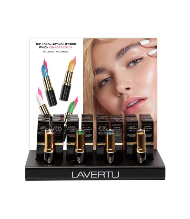 Excellent lipstick display compleet (24st)
