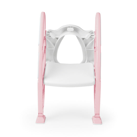 Dolu educatieve toilettrainer met trapje toiletverkleiner roze