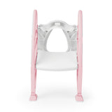 Dolu educatieve toilettrainer met trapje toiletverkleiner roze