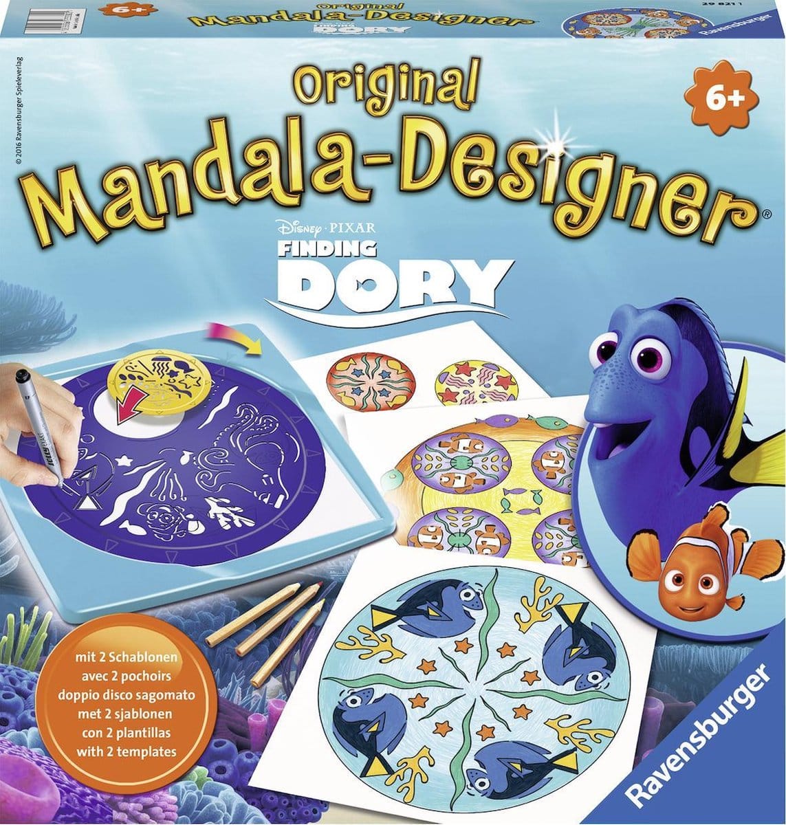 Ravensburger mandala designer finding dory van disney